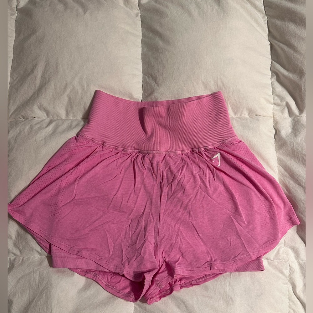 Gymshark Vital Seamless 2.0 2-in-1 Sorbet Pink Shorts